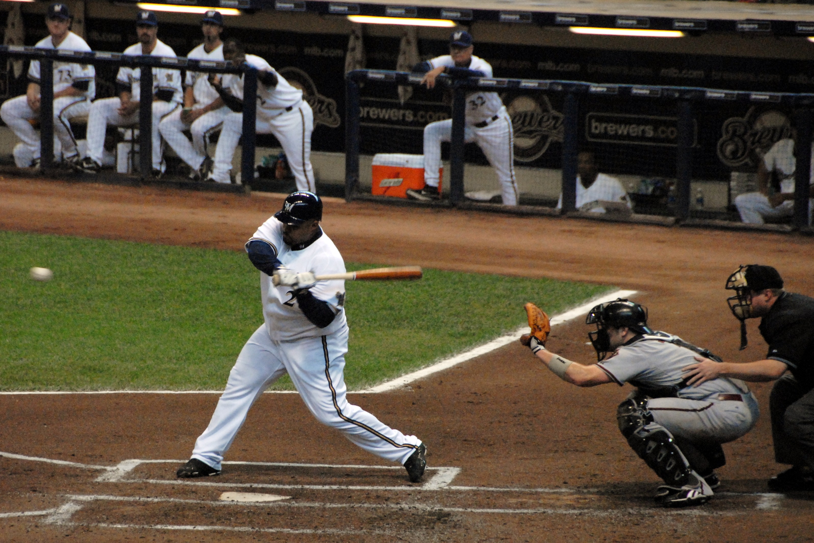 Prince Fielder at the plate