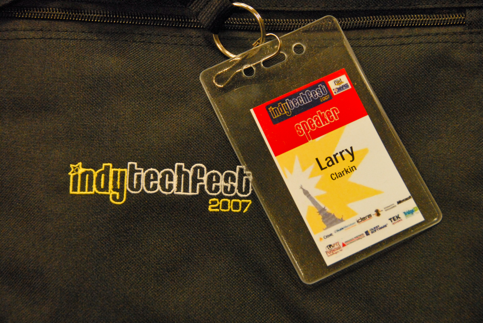 Indytechfest Speaker Badge